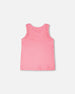 Rib Tank Top Pink - H30G73_06970