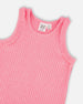 Rib Tank Top Pink - H30G73_06970