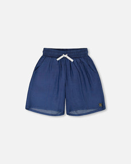 Blue Chambray Bermudas - H30H26_3H098