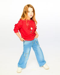 French Terry Sweatshirt Red - H30H30_07620