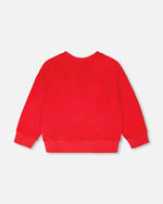 French Terry Sweatshirt Red - H30H30_07620