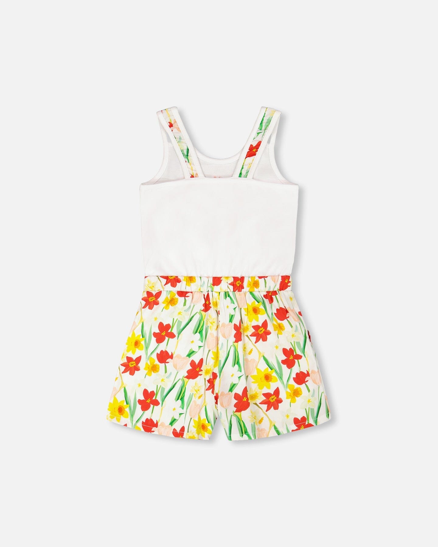 Jersey And Viscose Romper White - H30H41_01000