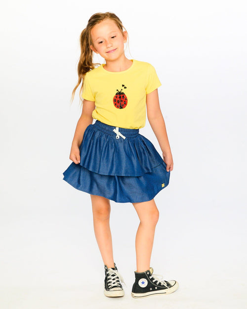 Organic Cotton Jersey T-Shirt Yellow - H30H70_02190