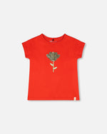 Organic Cotton Jersey T-Shirt Red - H30H70_07620