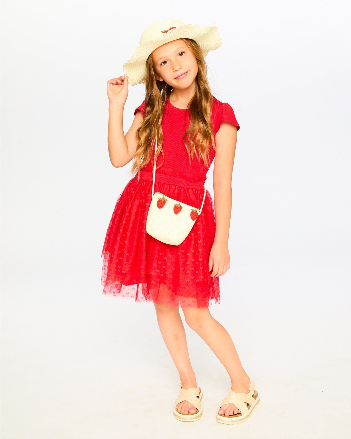 Strawberry Straw Purse Beige - H30HA_3H209