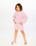 Striped Shorts Pink And White - H30I27_3H139