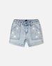 Light Blue Denim Shorts - H30I28_01250