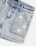 Light Blue Denim Shorts - H30I28_01250
