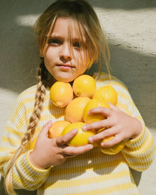Striped Sweater Yellow And White - H30I31_3H138