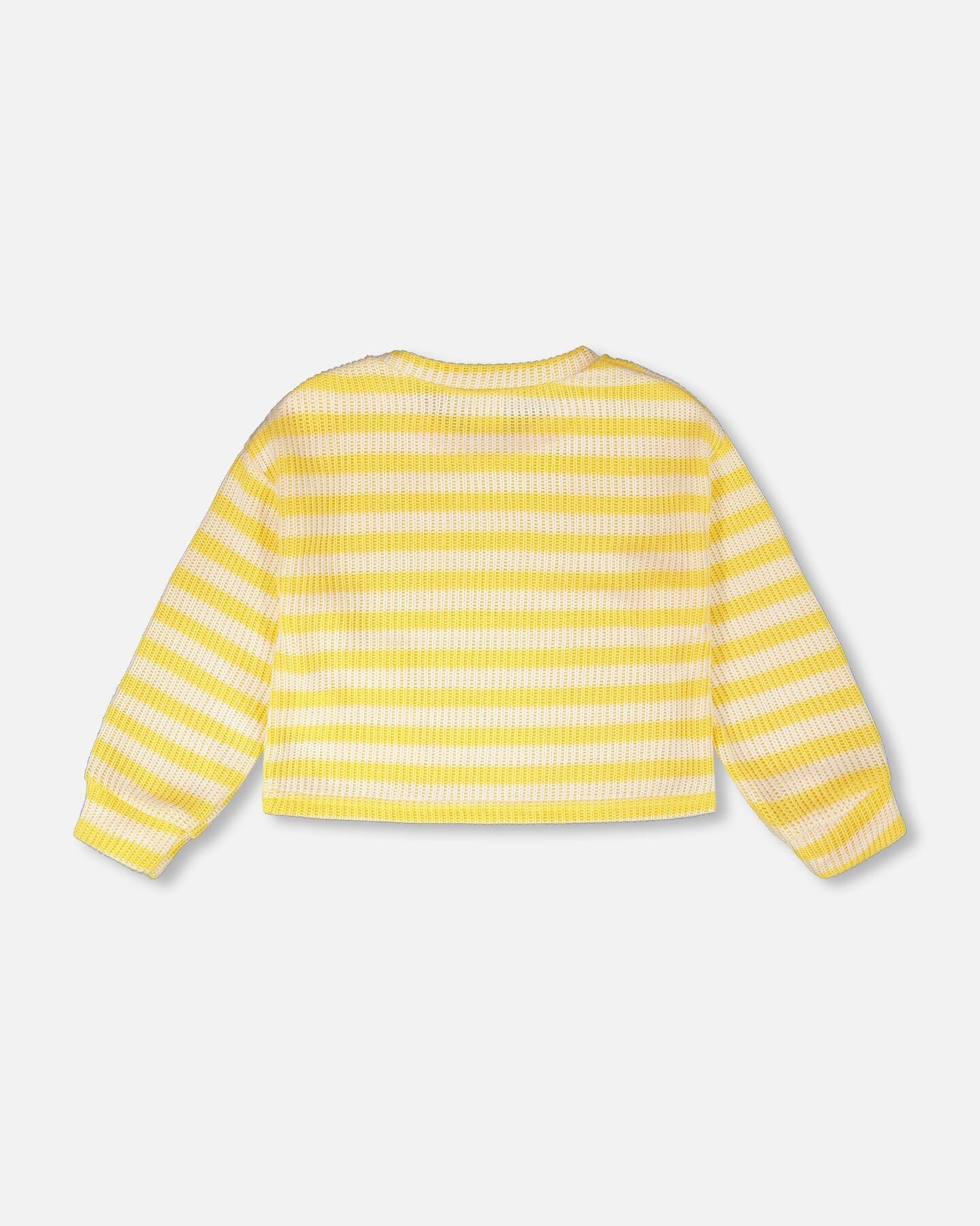Striped Sweater Yellow And White - H30I31_3H138