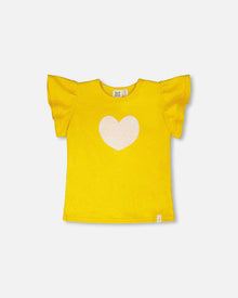 Crinkle Jersey Top Yellow - H30I72_02300