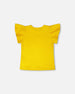Crinkle Jersey Top Yellow - H30I72_02300