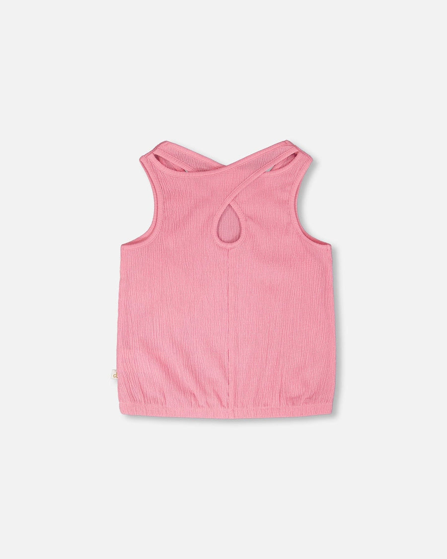 Crinkle Jersey Tank Top Pink - H30I73_06240