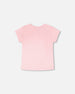 Organic Cotton Jersey Ice Cream T-Shirt Pink - H30J70_06200