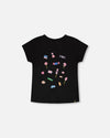 Organic Cotton Jersey T-Shirt Black - H30J70_09990