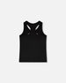 Organic Cotton Jersey Tank Top Black - H30J71_09990