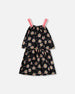 Woven Dress Black Lollipop Print - H30J87_3H132