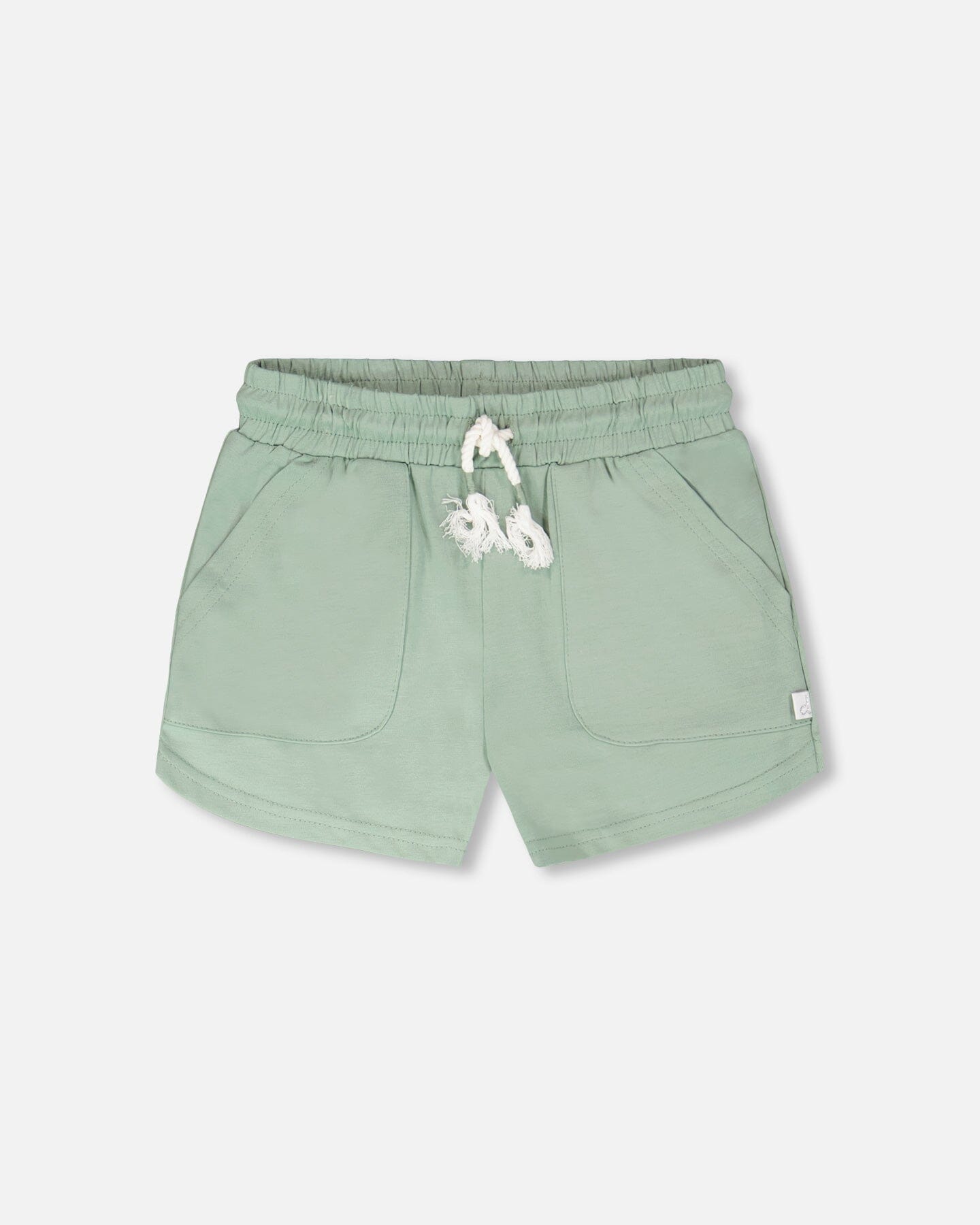 Organic Cotton Jersey Shorts Sage Green - H30K27_03400