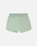 Organic Cotton Jersey Shorts Sage Green - H30K27_03400