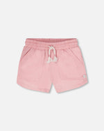 Organic Cotton Jersey Shorts Dusty Pink - H30K27_06170