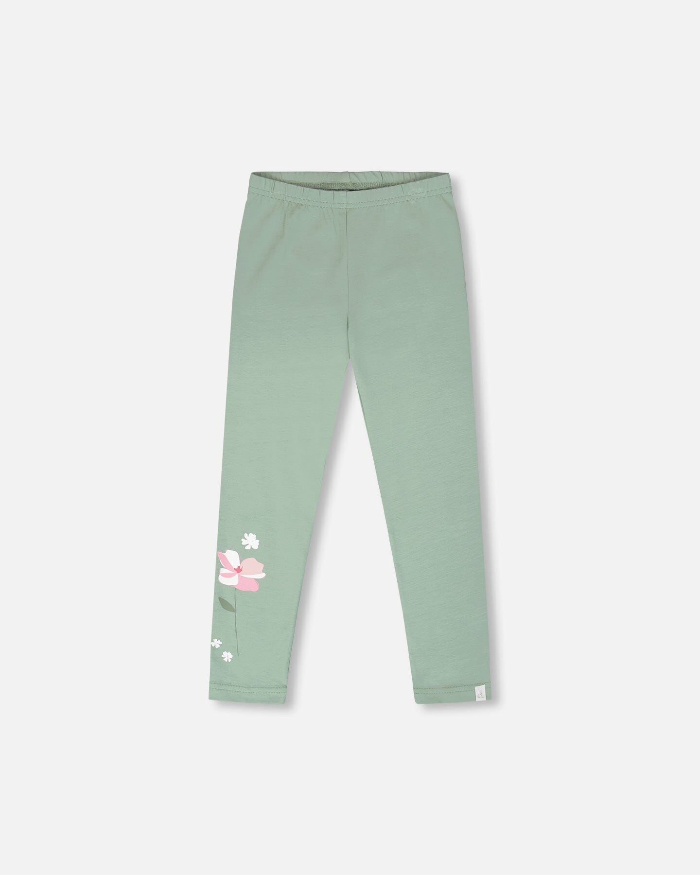 Organic Cotton Jersey Leggings Sage Green - H30K60_03400