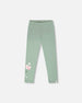 Organic Cotton Jersey Leggings Sage Green - H30K60_03400