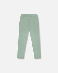 Organic Cotton Jersey Leggings Sage Green - H30K60_03400