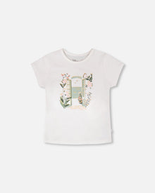 Organic Cotton Jersey T-Shirt Off-White - H30K70_01010
