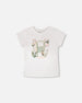 Organic Cotton Jersey T-Shirt Off-White - H30K70_01010