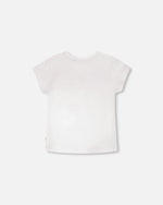 Organic Cotton Jersey T-Shirt Off-White - H30K70_01010