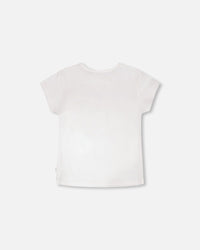 Organic Cotton Jersey T-Shirt Off-White - H30K70_01010