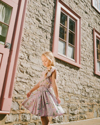 Viscose Dress Pink Printed Flowers - H30K88_3H115