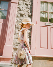 Flower Straw Purse Beige - H30KA_3H209