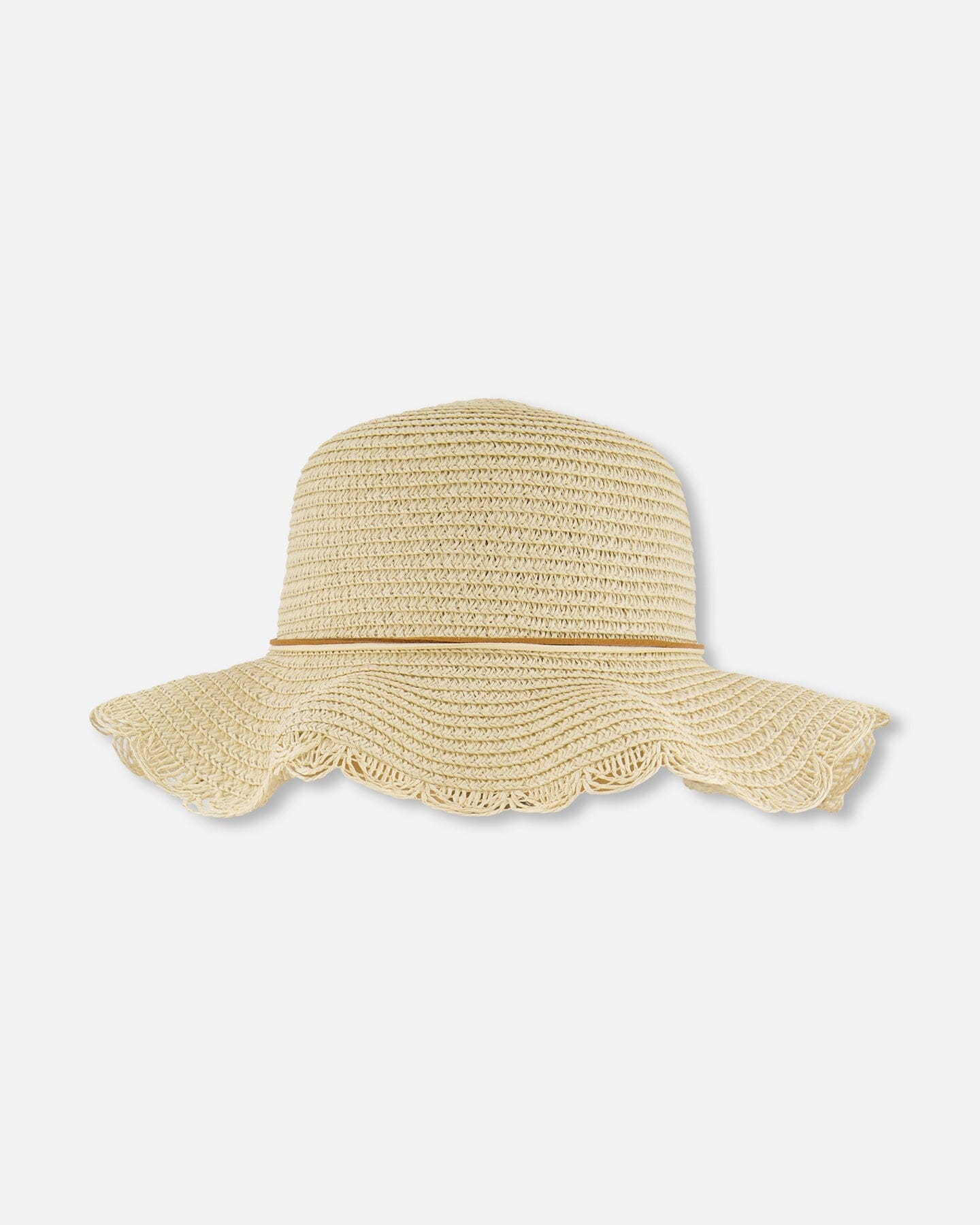 Flower Straw Hat Beige - H30KH_3H209