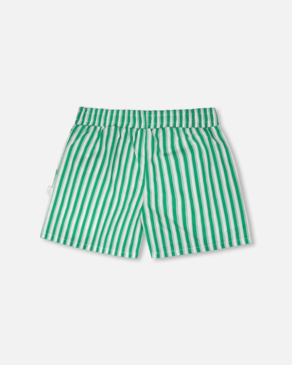 Striped Shorts Green - H30L26_3H141