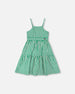 Cotton Sundress Green Stripes - H30L86_3H141