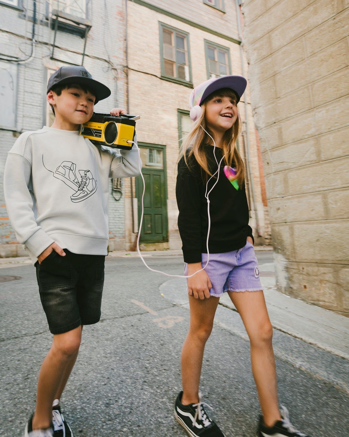 Mauve Denim Shorts With Embroidery - H30M27_05130