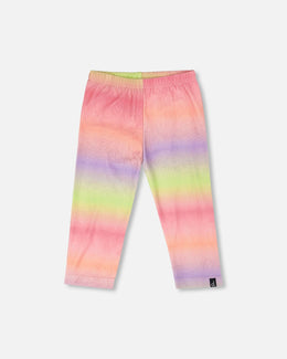 Organic Cotton Jersey Capri Multicolor - H30M61_3H134
