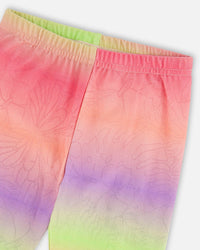 Organic Cotton Jersey Capri Multicolor - H30M61_3H134