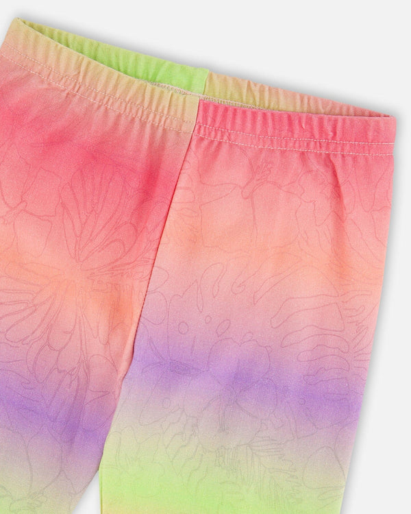 Organic Cotton Jersey Capri Multicolor - H30M61_3H134