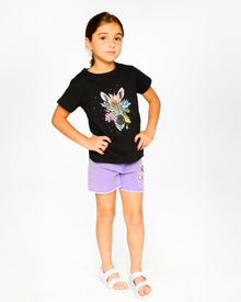 Organic Cotton Jersey T-Shirt Black With Zebra - H30M70_09990