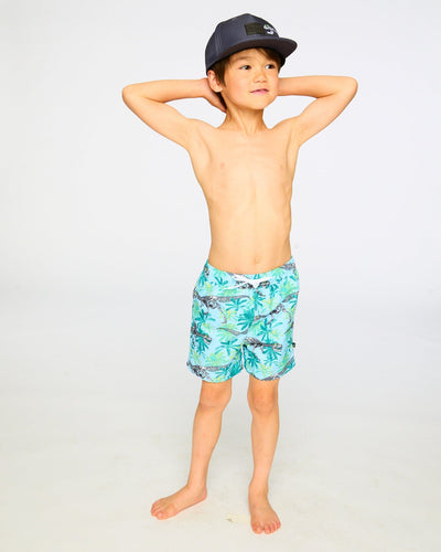 Boardshorts Blue Skeleton Print - H30OB07_3H166