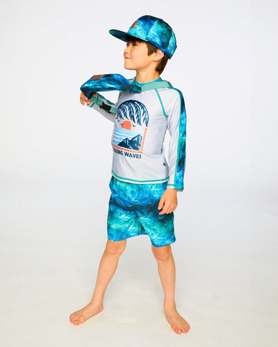 Long Sleeve Rashguard Pale Gray - H30OB50_01190
