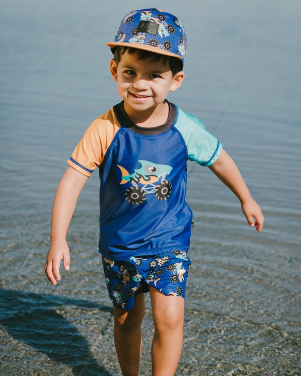 Short Sleeve Rashguard Ultramarine Blue - H30OB66_04680