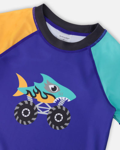 Short Sleeve Rashguard Ultramarine Blue - H30OB66_04680