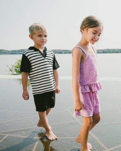 Terry Tank Top With Shorts Set Lilac - H30OG15_3H185