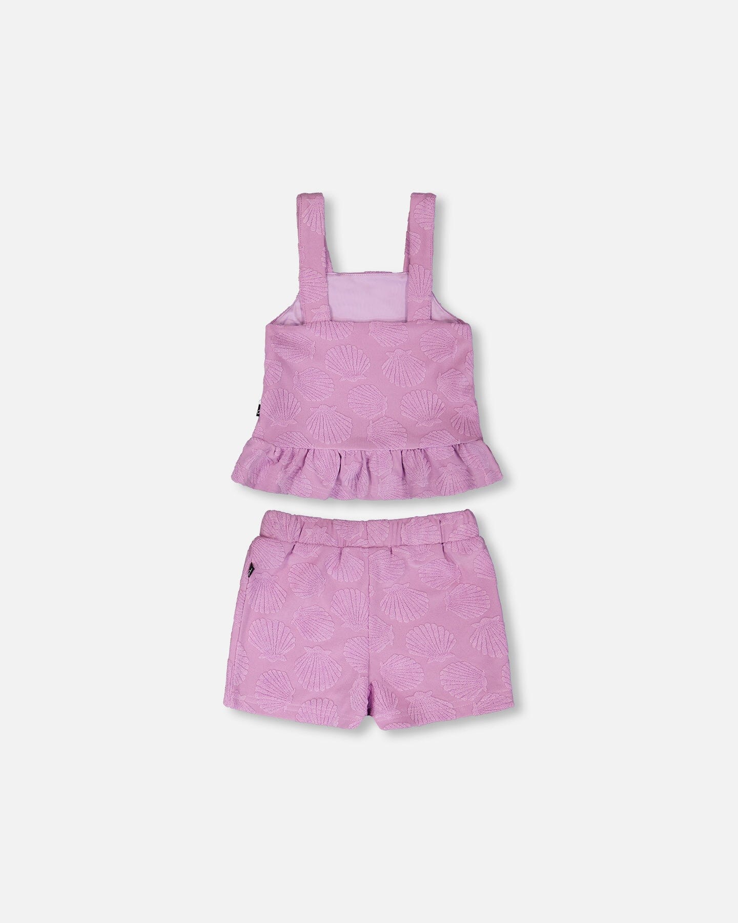 Terry Tank Top With Shorts Set Lilac - H30OG15_3H185