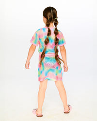Mesh Beach Dress Multicolor - H30OG29_3H146