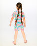 Mesh Beach Dress Multicolor - H30OG29_3H146