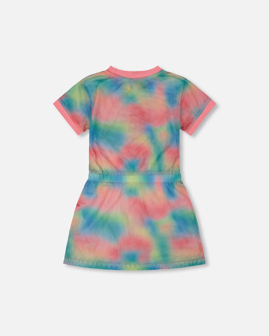 Mesh Beach Dress Multicolor - H30OG29_3H146